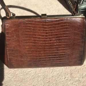Lizard Vintage Purse Genuine Lizard